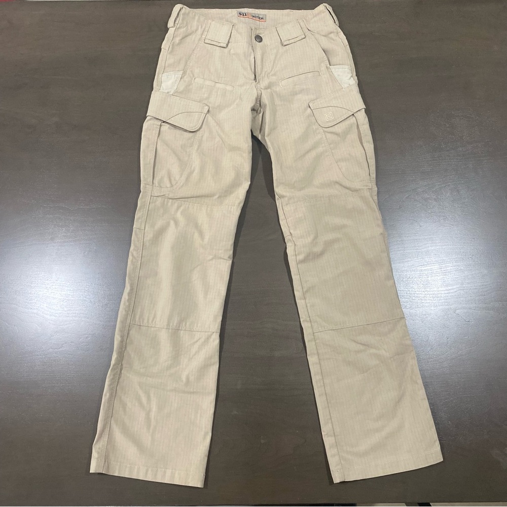 5.11 Tactical Women's Tan Straight Leg Jeans